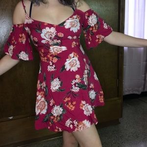 Floral mini dress